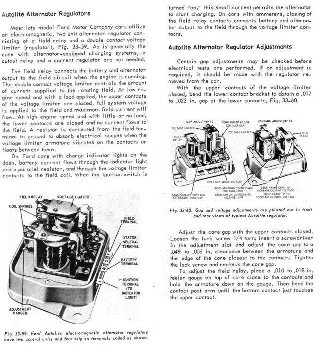 voltage regulator wiring diagram ford