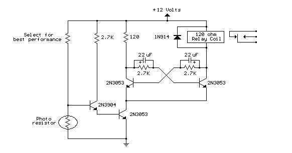 voltage sensing relay circuit diagram