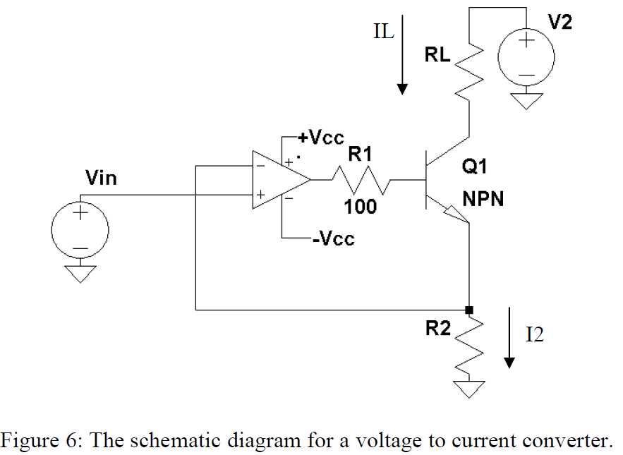 voltage to current converter circuit diagram