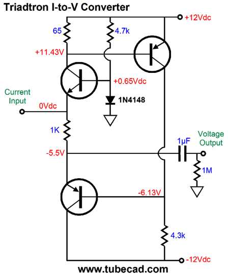 voltage to current converter circuit diagram