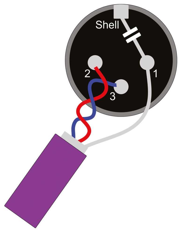 3 pin xlr microphone wiring diagram