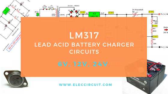 lm317 battery charger circuit diagram