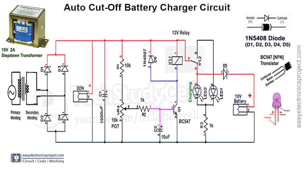 schematic diagram 12v battery charger schematic diagram 12v battery charger
