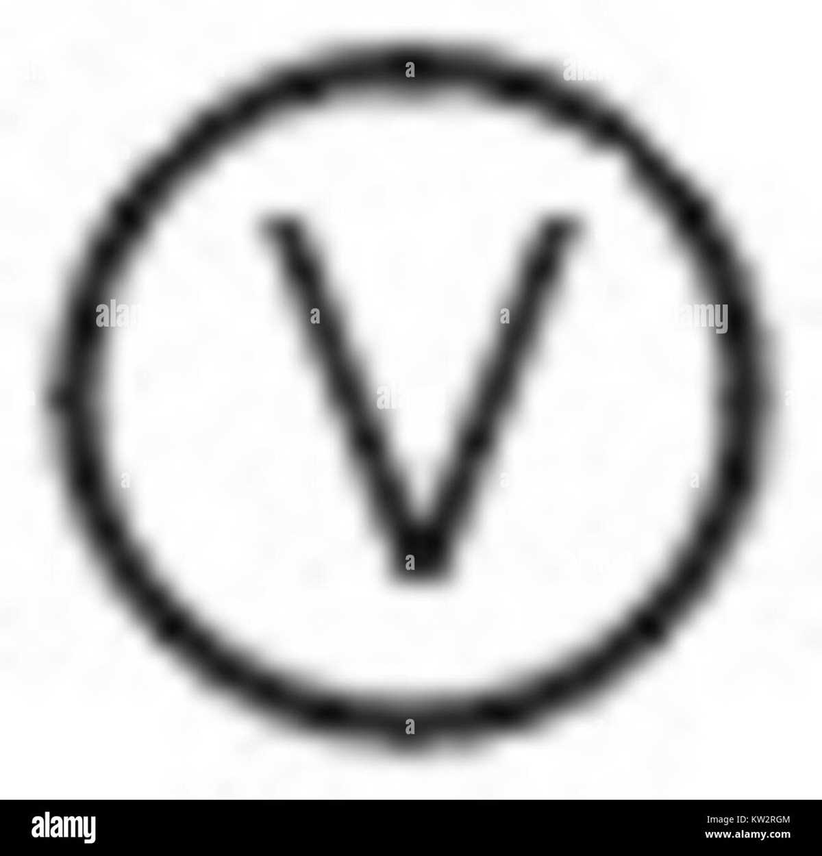 symbol for voltmeter circuit diagram