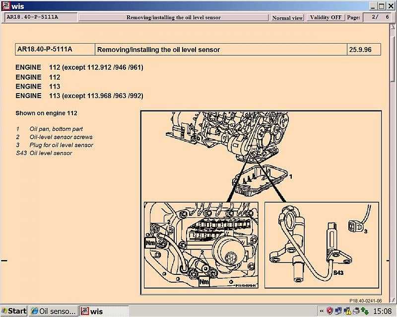 vw oil level sensor wiring diagram 3 pin