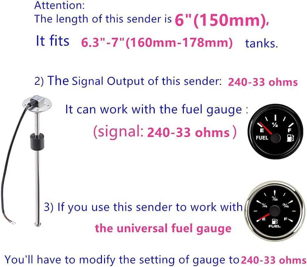 marine fuel sender wiring diagram