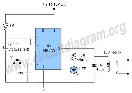 digital delay schematic diagram