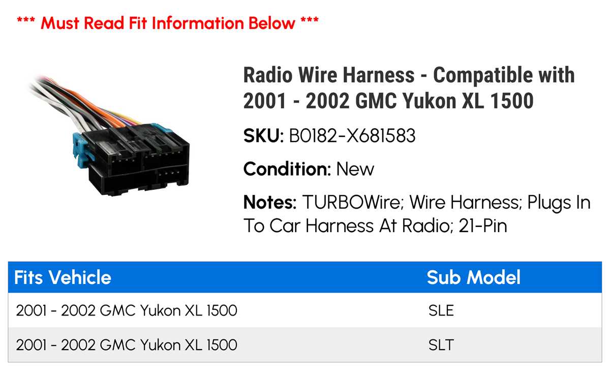 2004 gmc yukon xl radio wiring diagram
