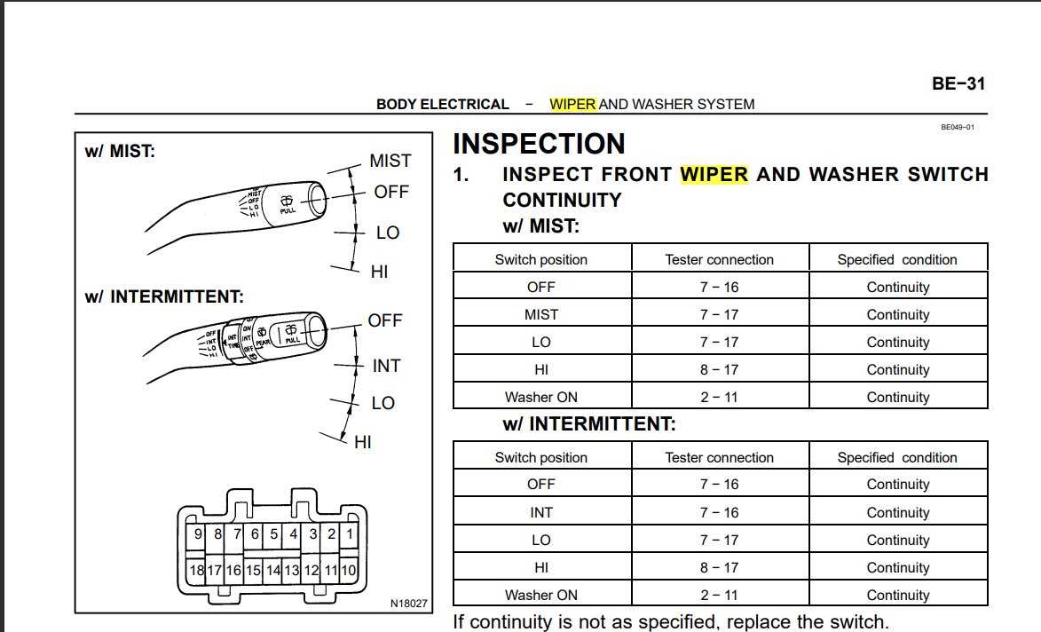 windshield wiper 4 wire wiper motor wiring diagram
