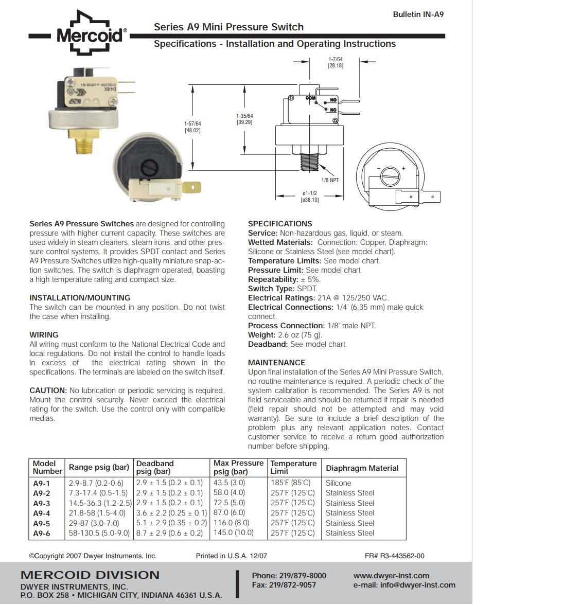 wiring a pressure switch diagram