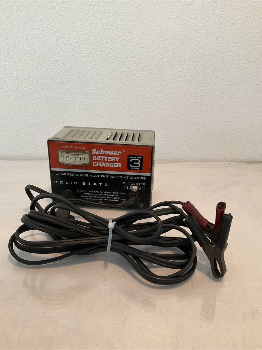 wiring diagram 6 12 volt schauer battery charger schematic