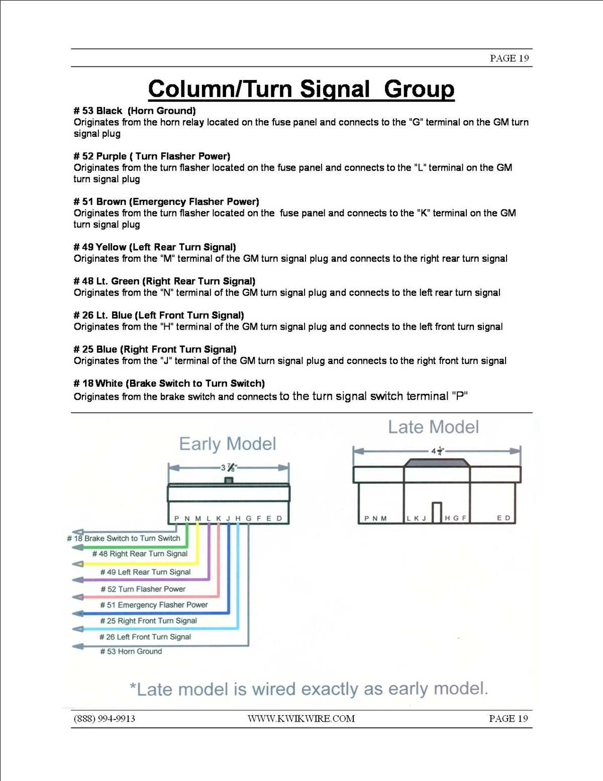 wiring diagram chevy steering column