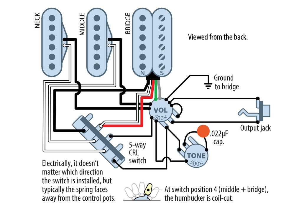 wiring diagram for 5 way switch