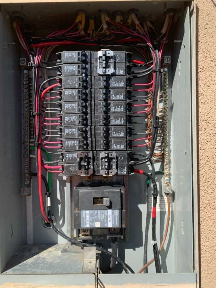 wiring diagram for a sub panel