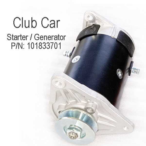 wiring diagram for club car starter generator