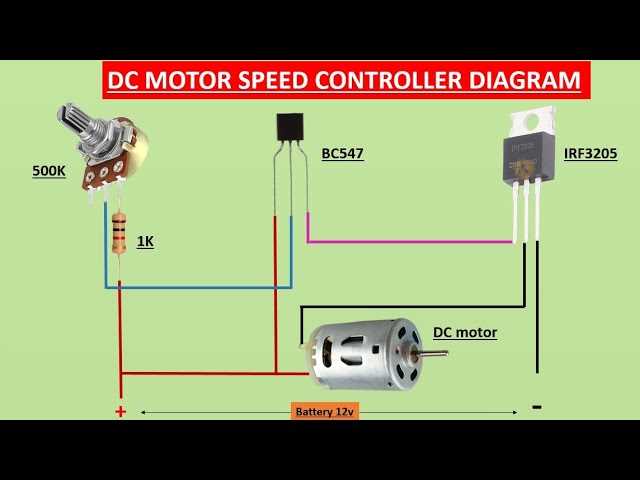 wiring diagram for dc motor
