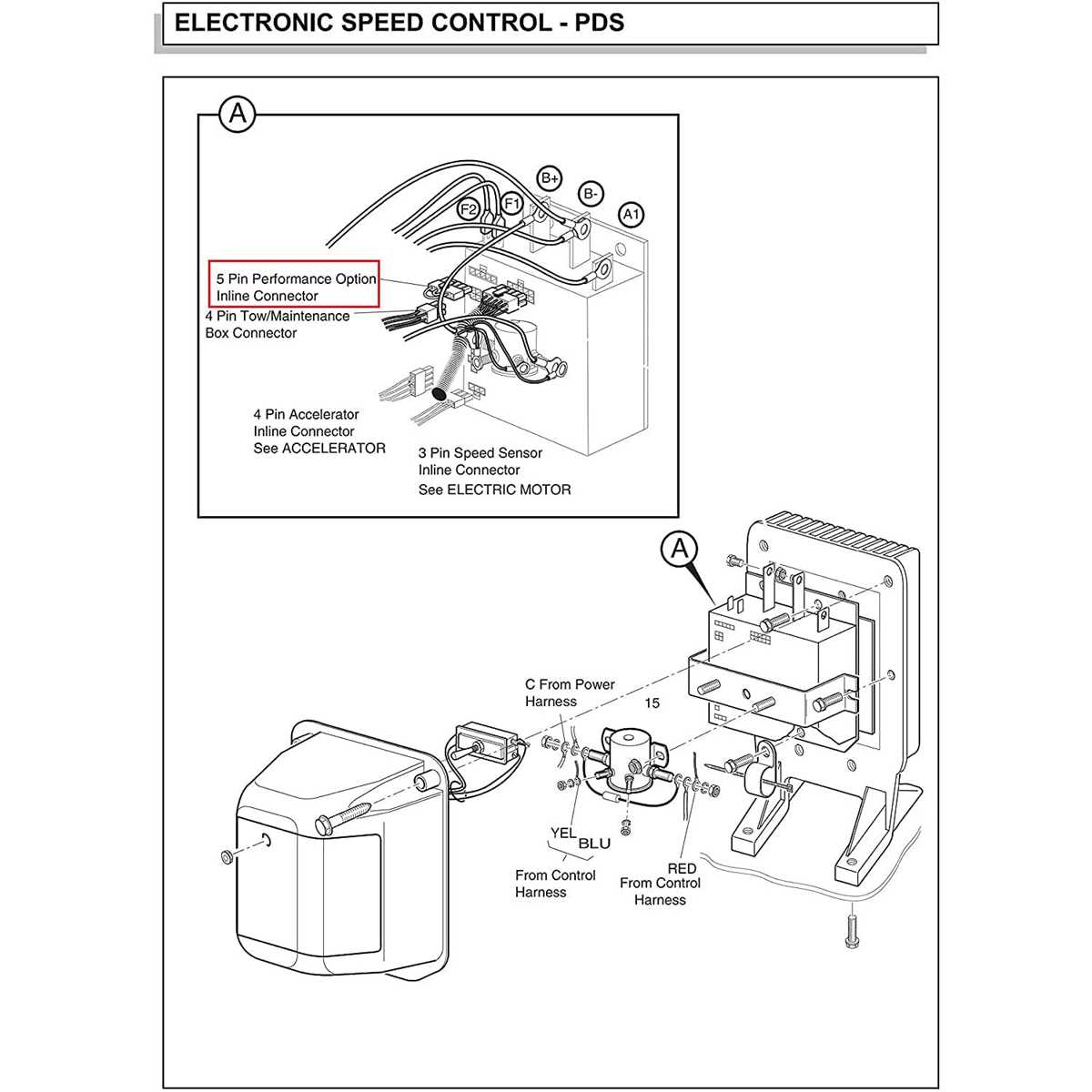 wiring diagram for ezgo electric golf cart