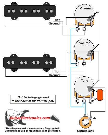 wiring diagram for guitar