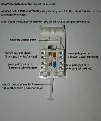 wiring diagram for rj45 socket