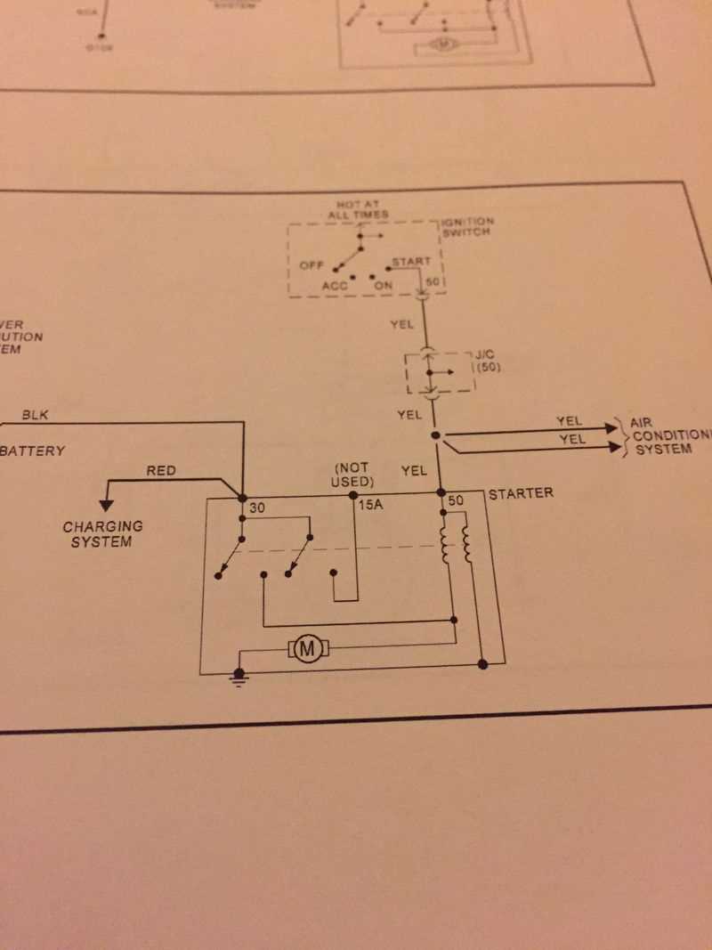 wiring diagram starter relay