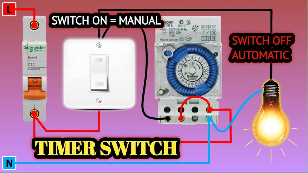 wiring diagram timer switch