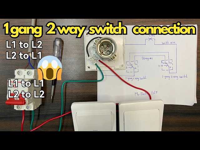 1 gang 1 way switch wiring diagram