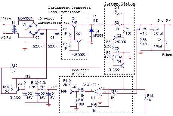 12v 10a lead acid battery charger circuit diagram