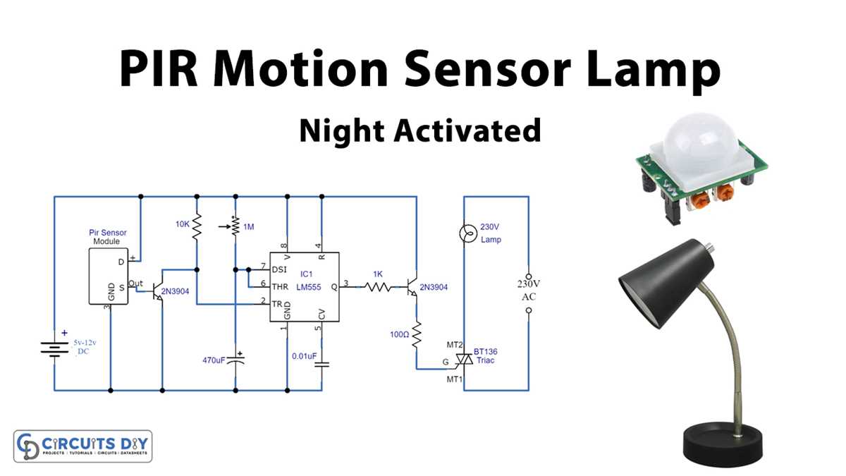 night light sensor circuit diagram
