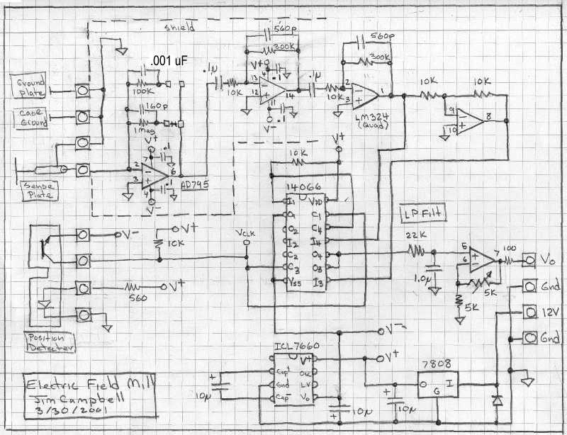 electrometer circuit diagram