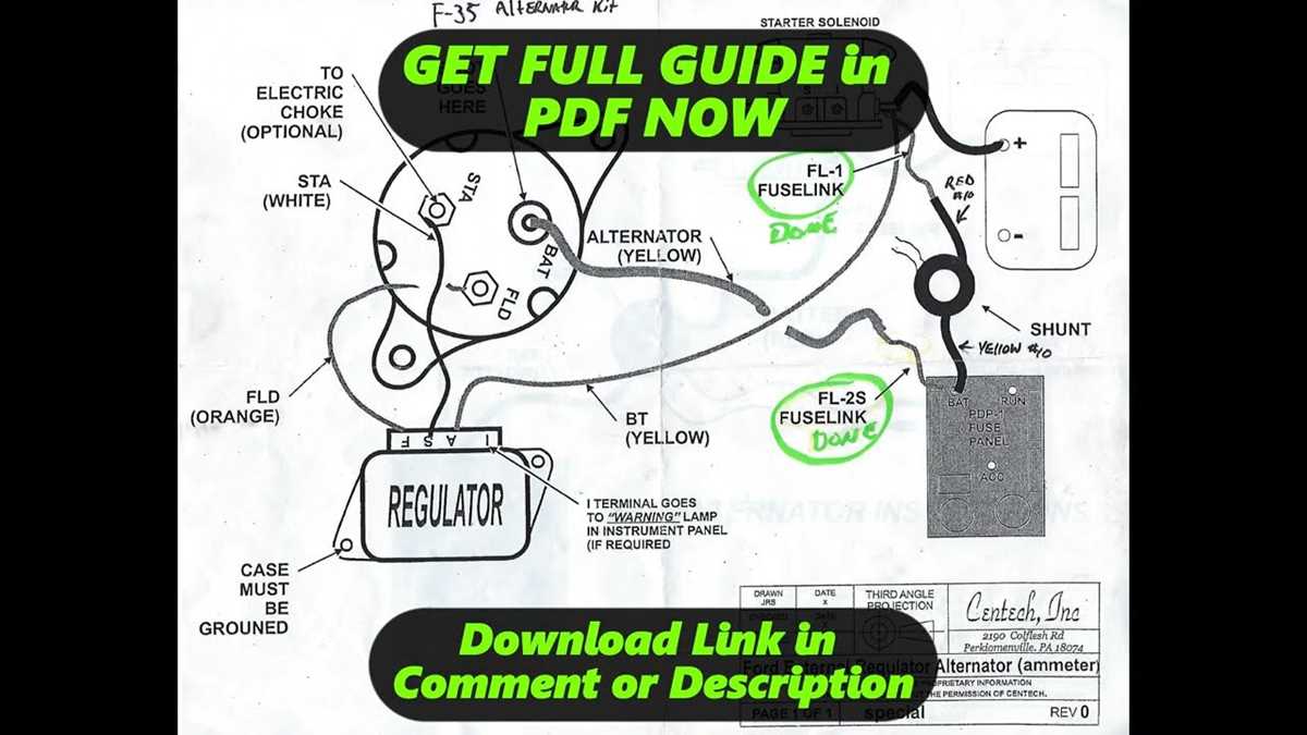 1975 ford alternator wiring diagram