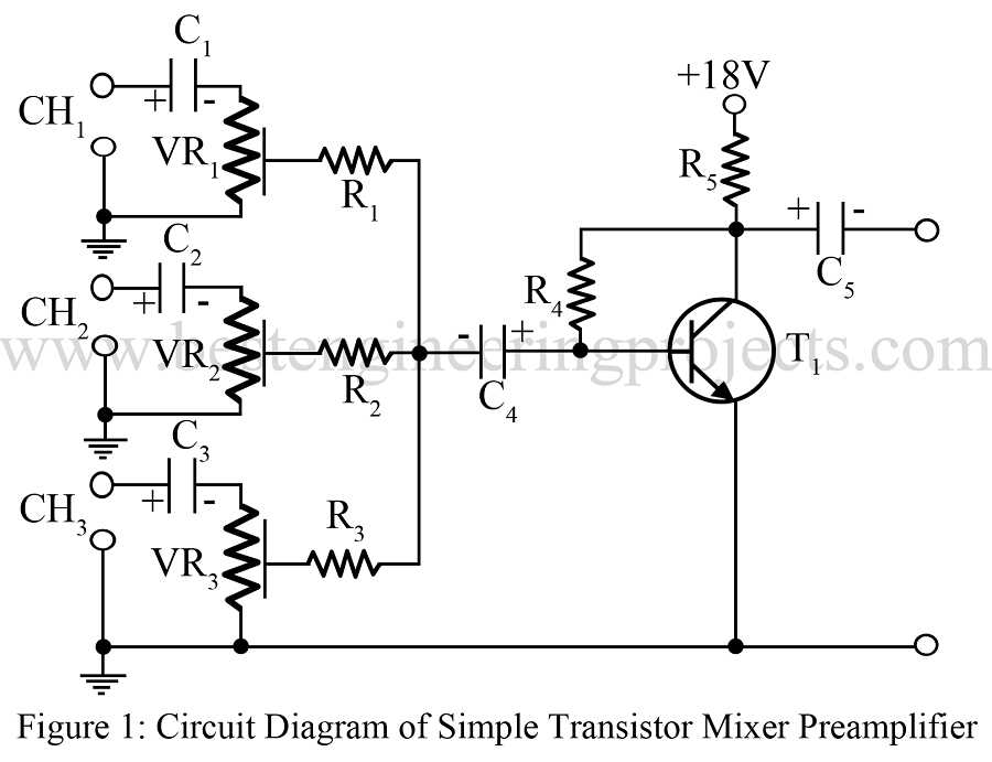 mixer circuit diagram