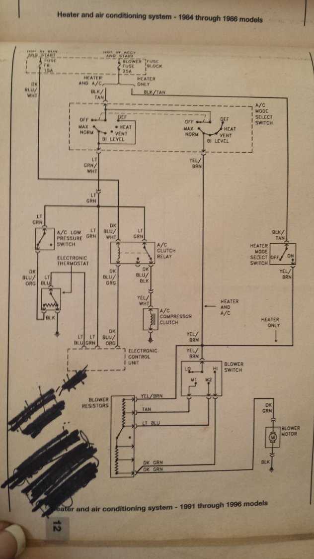 1996 jeep cherokee blower motor wiring diagram