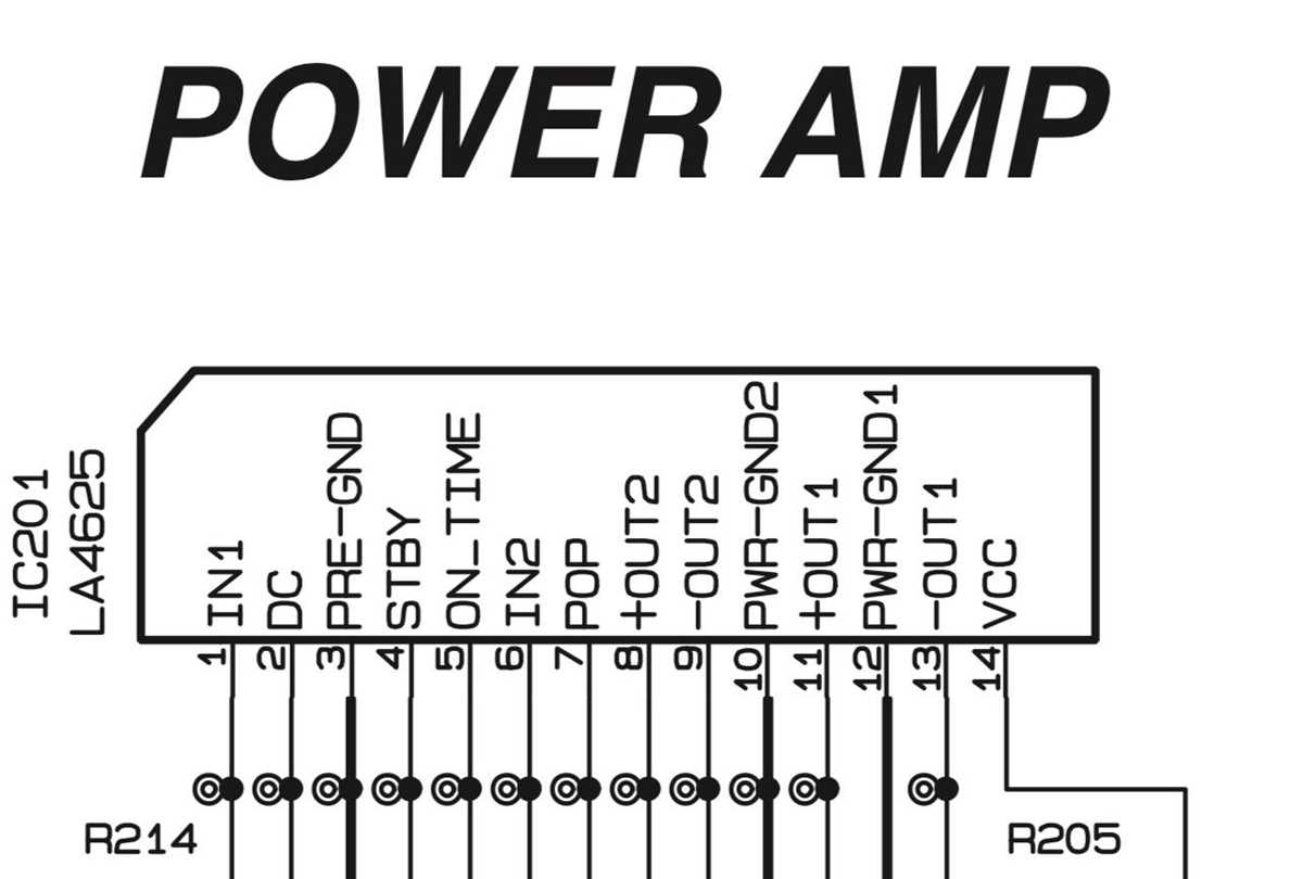 la4625 amplifier circuit diagram la4625 amplifier circuit diagram