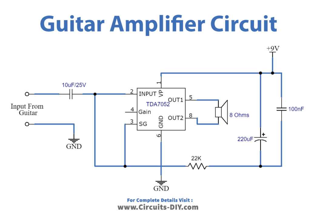 guitar amp circuit diagram