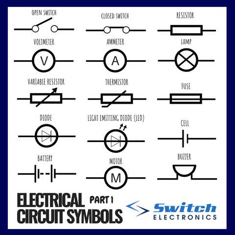 schematic diagram closed switch symbol