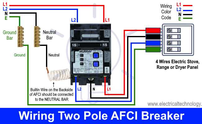 arc fault circuit breaker wiring diagram