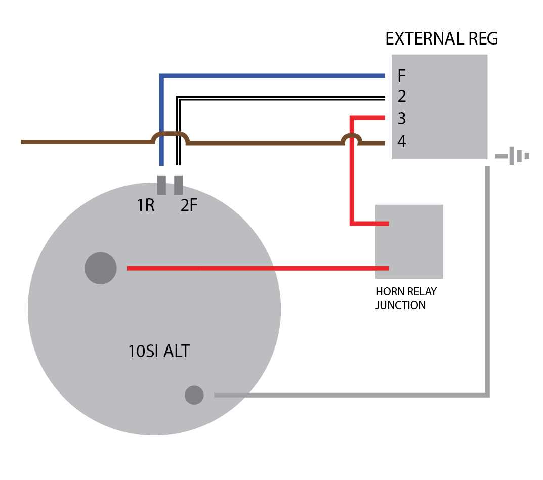 delco 10si alternator wiring diagram