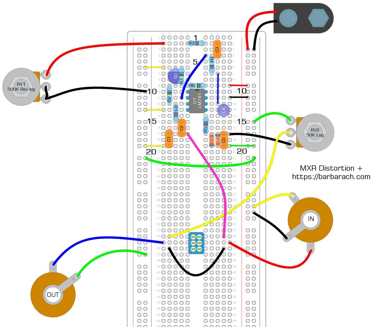 overdrive pedal circuit diagram overdrive pedal circuit diagram