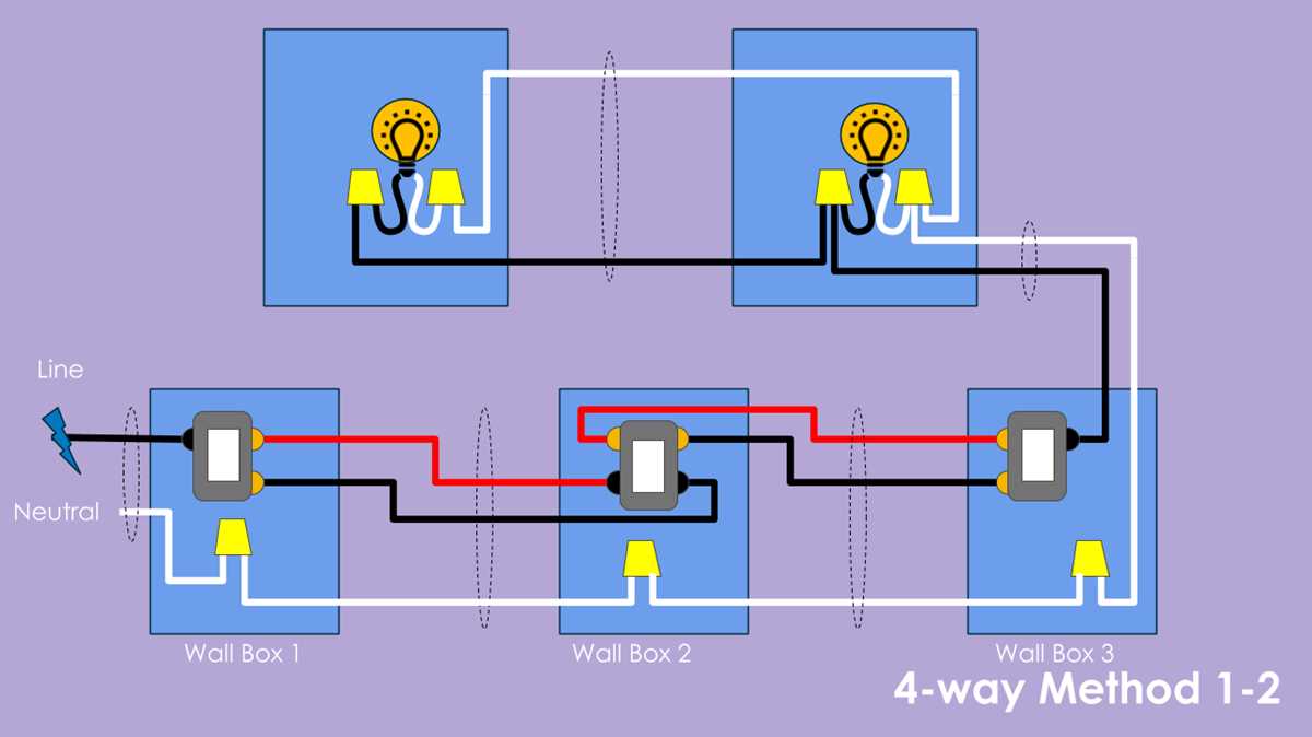 4 way switch schematic diagram