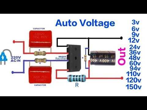 230v to 110v converter circuit diagram
