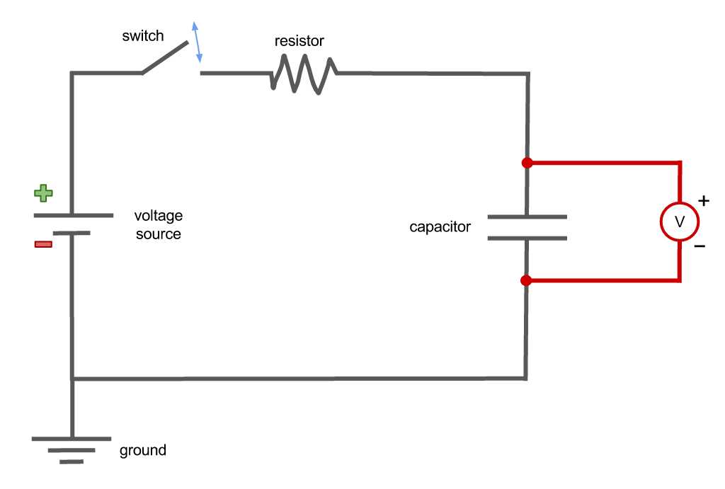 capacitor discharge circuit diagram