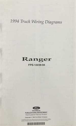 1994 ford ranger headlight switch wiring diagram