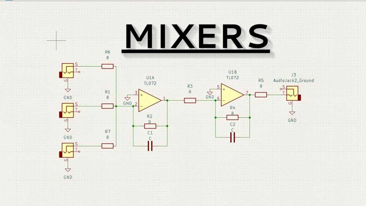 electronic circuit schematic diagram all mixers