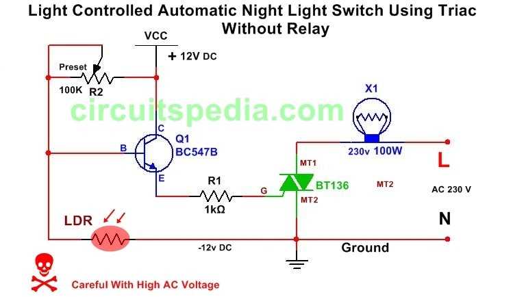 circuit diagram light switch circuit diagram light switch