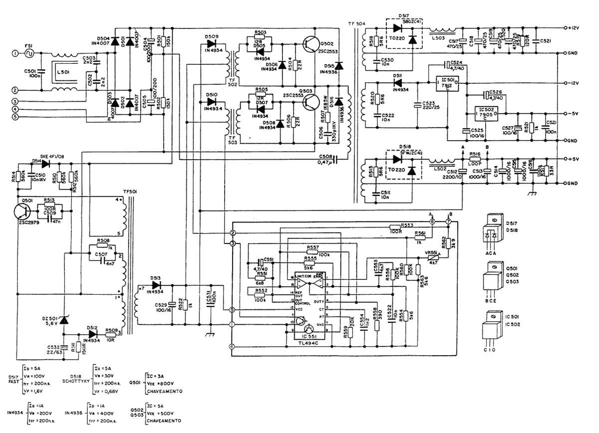 personal computer schematic diagram