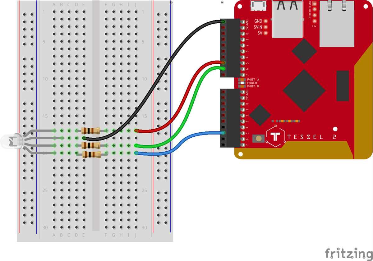 rgb led wiring diagram