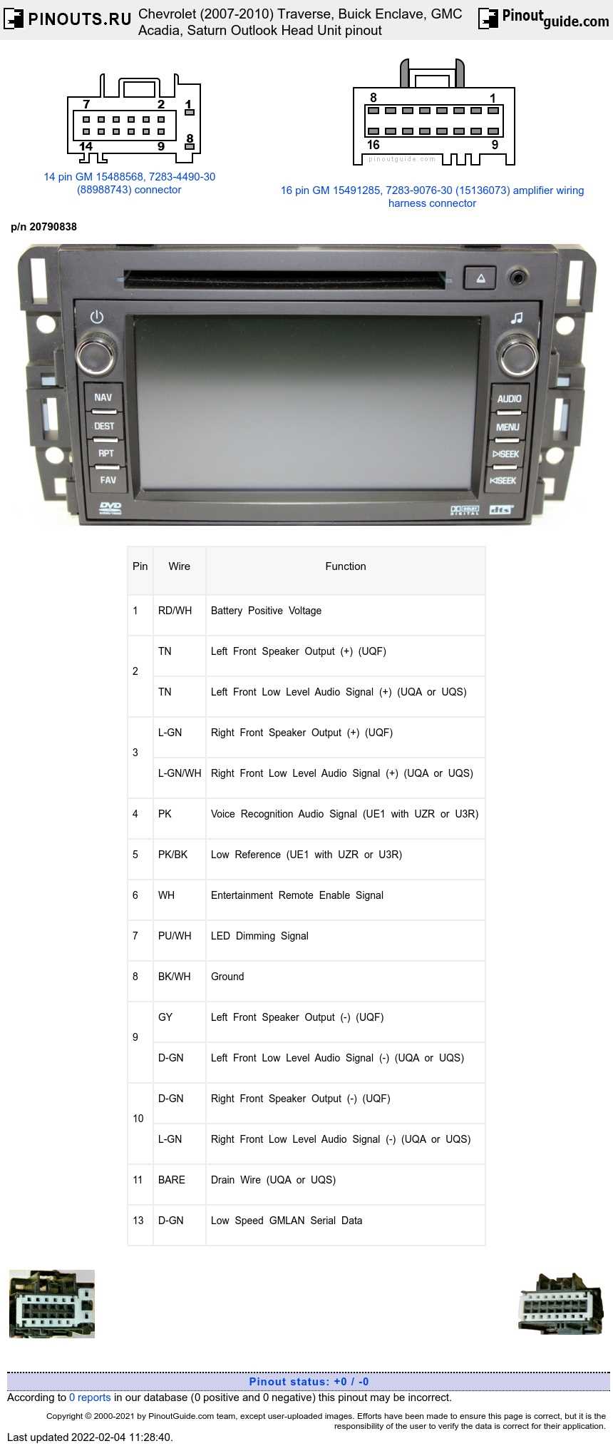 2012 gmc acadia radio wiring diagram