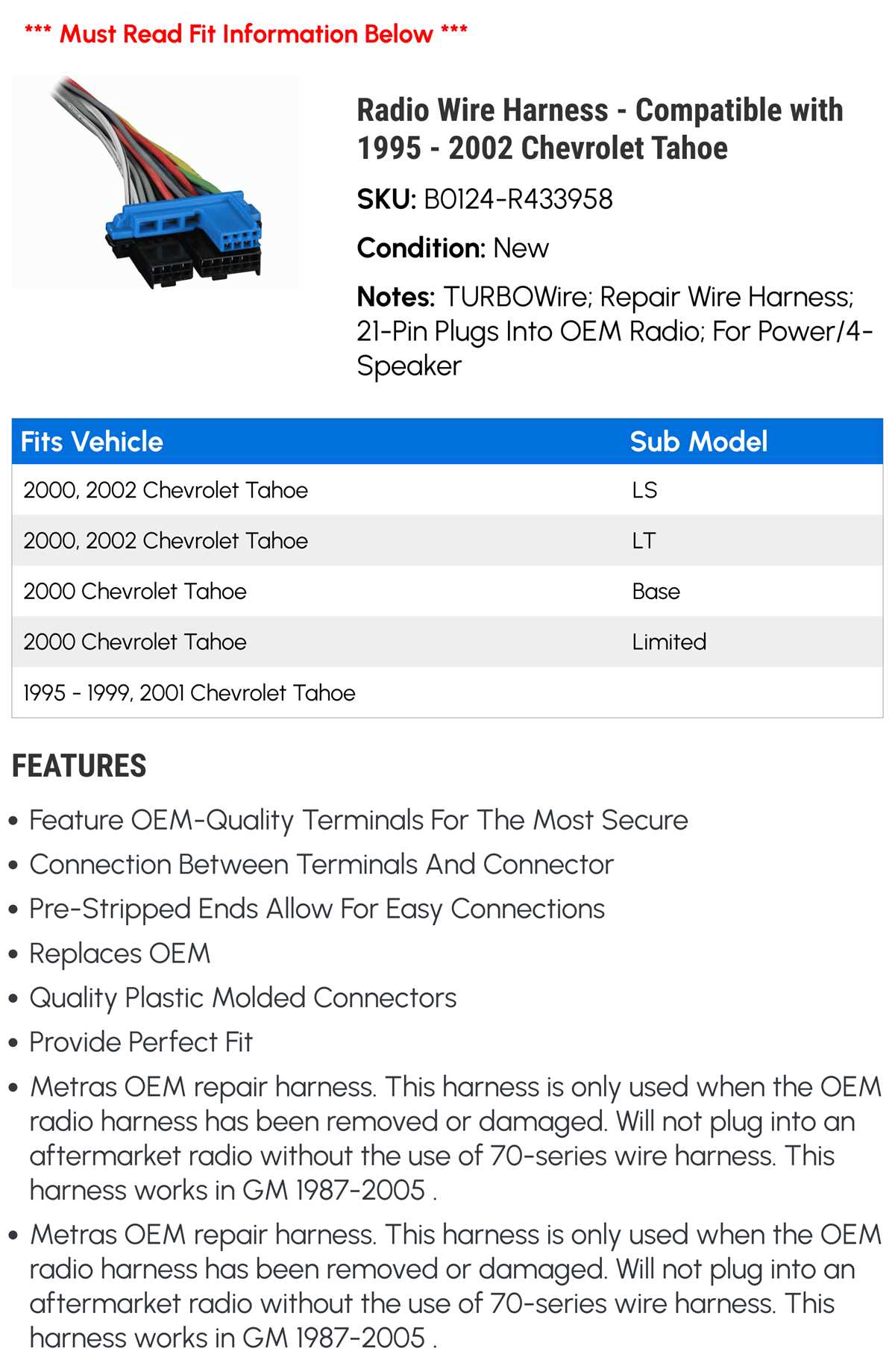 1998 chevy tahoe radio wiring diagram