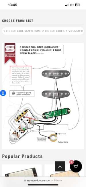 seymour duncan hot rails wiring diagram