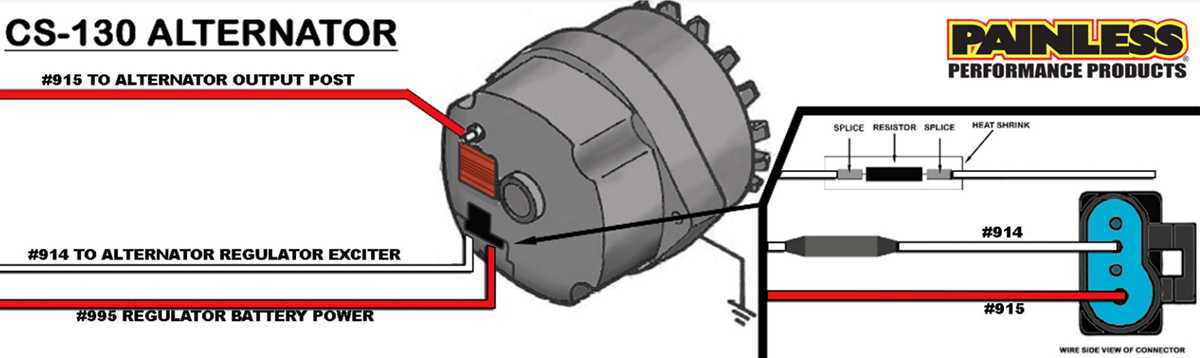 3 wire alternator wiring diagram 3 wire alternator wiring diagram